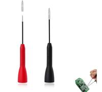 2 Pcs Multimeter Probes 2mm Copper Probes 600V/10A Non-Destructive Silicon Back Pin for Gold Testing Kit Power Meter Plug (13X78mm)