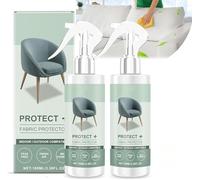 2 Pcs Multipurpose Protect+ Fabric Protector Spray, Home Essentials Fabric Water Shield & Guard, Upholstery & Sofa Protection, Quick-Drying, Long-Lasting, No Residue, 100ml