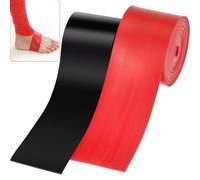 2 Pcs Muscle Floss Bands, Compression Bands with Storage Bag, Mobility and Recovery Bands for Improving Movement, Increasing Circulation & Reducing Soreness (Red & Black)