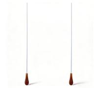 2 PCS Music Conducting Batons, Professional Orchestra Conductor Baton with Resin Handle, Concert Conducting Stick for Symphony Choral Director Assistant (Yellow)