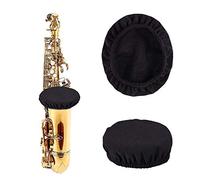 2 pcs Music Instrument Bell Cover 5'' Ideal for Alto Saxophone Bass clarinet,Cornet and Flugelhorn Trumpet