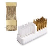 2 Pcs Nail Art Bits Cleaning Brush Drill Cleaner Brush Manicure Accessories Cleaning Nail Dirt for Salon and Home Use On Manicare