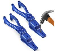 2 Pcs Nail Holder for Hammering, Plastic Pliers, Finger Saver for Hammer Nails in Slip Joint Pliers, Finishing Nails Pliers Keeps Fingers Safe, Basic Repair and Woodworking Joint Pliers