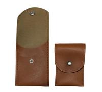 2 Pcs Nail Polish and Tools Case, Foldable Pu Leather Storage, Manicure Set with Nail Clippers, Ear Spoon, Cuticle Pusher