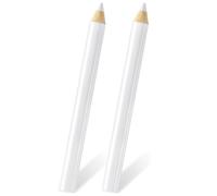 2 Pcs Nail Whitening Pencil,Delicate Rhinestones Picker white nail pencil,French Dot Line Pattern Manicure Pen,Pick Up Gem Tool for girls ladies Make up Dressing,Dot Line Pattern,Nail Art Supplies