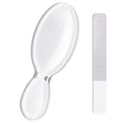 2 Pcs Nano Glass Nail File, Foot Files for Hard Skin Callus Remover for Feet, Grinding Nails to Make Them Smooth fors Women Men Foot Scraper Dead Skin Remover fors Feet, Soft and Smooth Heels