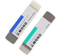 2 Pcs Natural Rubber Eraser Ink Eraser Sand Rubber Fountain Pen Rubber No.ES512A Supplies Deft Design
