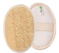 2 Pcs Natural Loofah Sponge Exfoliating Body Scrubber, Eco-Friendly and Biodegradable Shower Luffa Sponge, Loofah for Women and Men