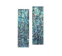 2 pcs Nature Bobbe Abalone Shell Pattern with Acrylic Scale Slabs Handles,DIY Pocket Knife Making Supplies Material