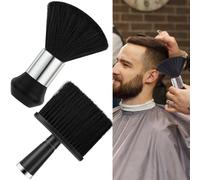 2 Pcs Neck Brush Neck Duster Barber Brush to Remove Loose Hair, Professional Hair Cutting Brush Soft Barber Brush Neck Duster Barber Accessories for Brushing off Hair Around Neckline and Ears Haircut