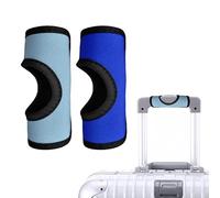 2 Pcs Neoprene Luggage Handle Wrap, Handbag Grip Protector Travel Bags Suitcase Colorful Identifiers