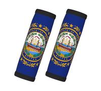 2 Pcs New Hampshire State Flag Neoprene Handle Wraps Grip Identifier Luggage Suitcase Travel Bag Laptop Computer Tote