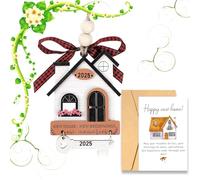 2 Pcs New House Gift Set, Warm New House home ornaments Family Ornaments Hanging For Houses Warming Women, Couples, Homeowners Friends, Neighbors In Home Gift