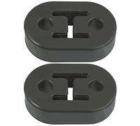 2 Pcs New Universal Exhaust Rubber Black Exhaust Pipe Hanger Generic Car Exhaust Hanger for the Cars Silencer for Most Cars Truck Van