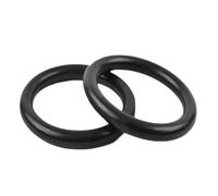 2 Pcs Nitrile Rubber O-Rings, 130mm OD 114mm ID 8mm Width, Metric Sealing Gasket Black