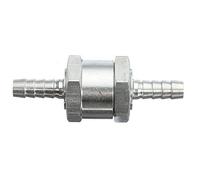 2 PCS Non Return Valve One Way Inline 6mm 8mm 10mm 12mm Fuel Air Water Pipe Tube Hose (6 mm)
