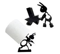 2 PCS Novelty Toilet Roll Holder, Black Ant funny Toilet Roll Holder for Space-Saving Storage Solution