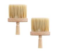 2 PCS NUZAMAS Wooden Window Groove Cleaning Brushs Dusting Brush Soft Bristles Wood Handle Dust Brush Crevice Tool Brush for Home Keyboard Car Corners Gaps
