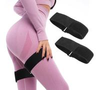 2 Pcs Occlusion Bands Glutes Hip Building Blood Flow Restriction Band BFR Bundle Booty Band Best Fabric Resistance Bands for Women Exercising Your Butt Squat Thigh Fitness