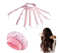 2 Pcs Octopus Heatless Curler, Heatless Curls Short Hair and Long Hair, Gentle Overnight Styling with Soft Bonnet, Travel-Friendly Hair Care Solution for Busy Professionals and Home Use