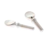 2 Pcs Of Pack Sax Tightening Screws Clarinet Clamp Screws For Sax Repair - Silver, 30mm