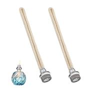 2 Pcs Oil Lamp Wick Fragrance, 13mm Oil Burner Wick Replacement, Natural Cotton Replacement Wicks for Oil Burners, Diffusers, Catalytic Burners, Aromatherapy & Home Decor