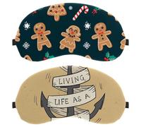 2 PCS Old School Anchor Sleep Eye Mask for Side Sleeper, Sleeping Mask, Light Blocking Eye Mask, Soft Eye Shade Cover for Travel, Nap, Plane