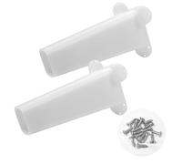 2 Pcs One Way Bat Door and Exclusion Cone - Reusable Deterrent Device for Home Control and Removal - Plastic Door Excluder