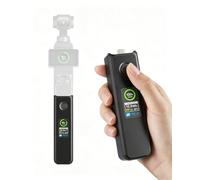 2 Pcs Osmo Pocket 4P/4/3 Battery Handle, 20W Fast Charging Battery Pack | Compatible with DJI Pocket 4P/4/3 with LCD Full Color Display,Charging Speed and Battery Temperature Visible,5000mAh,Black