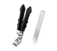 2 PCS Outfany Clipmaster Pro Nail Clippers Ergonomic Angled Head Senior Toenail Clipper, Clipmaster Pro Nail Clippers, Thick Toenails Clip Master Pro Wide Jaw Opening Nail Clipper for Men & Women