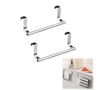2 PCS over Door Towel Rail,Over Radiator Towel rail,Tea Towel Holders for Kitchens,Kitchen Towel Holders,Towel Holder for Kitchens And Bathrooms with Anti-Slip Scratch-Protecting Stripe