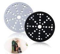 2 PCS Pad Savers for Sander 6" 150mm 49 Holes Hook and Loop, Sanding Discs Pads Compatible with Festool ETS EC 150, LEX 150, WTS 150/7, Orbital Sander Pads Protect Backing Pad