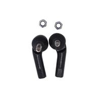 2 PCS/PAIR Black SHLPDFM Front Outer Track Tie Rod End Steering Gear Track Rod End 1743642 1138275 Fits for Ford Transit Mk6 Mk7 2000-2013 Tie + Nuts