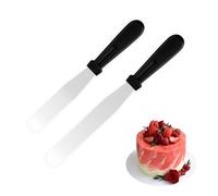 2 Pcs Palette Knife,Stainless Steel Pallet Knife,Flexible and Durable Palette Knife Baking,Cake Spatula for Professional Cake Decoration, Suitable for Home, Bakery,Kitchen Pastry and Baking