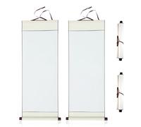 2 PCS Paper Scroll, 80X34cm Chinese Xuan Paper Hanging Rice Papers Wall Mounting Scrolls Blank Hanging Scroll Blank Calligraphy Scrolls for Calligraphy Writing Painting Sumie