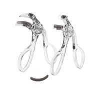 2 Pcs Partial Lash Curlers and Wide-Angles Eyelash Curler Set Lashes with Comb Eyelashes
