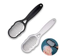 2 PCS Pedicure Knife Reusable Foot File Stainless Steel Foot Rasp Hard Skin Remover Foot Sharpeners Foot Pedicure Tool Feet Care Callous Removers for Dry Wet Foot Heel Callus, Dead, Cracked Skin