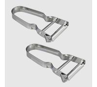 2 Pcs Peelerz, Stainless Steel Potato Peeler, Peeler Set for Kitchen Veggies