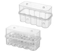 2 PCS Peptide Case, Peptide Storage Case, 10ml Capacity, Compact and Portable, Suitable for Daily Storage and Travel Carrying,Children's Dental Care Kits