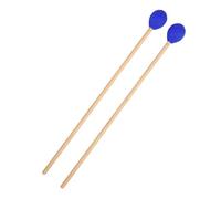 2 Pcs Percussion Instrument Accessories Mallet For Beginners Training Marine Valet Wooden Handle Wool Ball Drum Stick