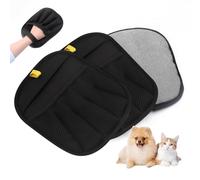 2 Pcs Pet Hair Removal Glove, 2025 Upgraded Five-Finger Electrostatic Grooming Tool for Cats & Dogs, Reusable Magic Fur Remover for Furniture, Car, Couch & Clothing, Essential Pet Grooming Supplies