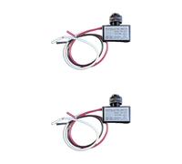 2 Pcs Photocell Light Sensor, NK-101A Dusk to Dawn Switch, 120VAC Auto On/Off for Street Light, 5AMP 600W Tungsten, 4AMP 480VA Ballast, UL Listed
