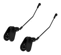 2 Pcs Piano Music Score Clips, Black, Adjustable Sheet Music Holder for Music Stand, Prevents Page Turn, Frees Hands, Long-lasting Plastic, Piano Accessories