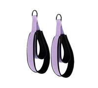 2 Pcs Pilates Strap Comfortable Pilates Equipment for Home Gymnastics Arms Legs Purple, 38x5 cm