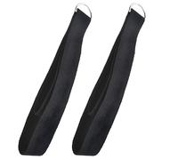 2 Pcs Pilates Straps Double Loops for Reformer, Soft Cotton Ankle/Wrist Exercise Band, Flexible for Home Gym, Pilates Reformer Accessories