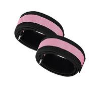 2 Pcs Pink for Adult Thighs, Elastic Blood Flow Restriction Training Straps, Polyester Occlusion Cuffs with Quick Buckle, for Muscle Gain and Calorie Burning, 35.2 x 2.0 in