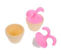 2 Pcs Pink Massage Ball for Feet and Legs Portable Body Massager | PP and Stainless Steel Build, Rolling Design, Lightweight Feel, for Daily Foot and Leg Care