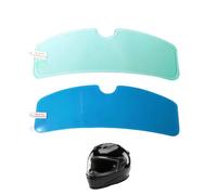 2 Pcs Pinlock Visor Insert, Anti Fog Helmet Visor Film, Waterproof Rainproof Clear Protective Motorbike Helmets Visors Films, Universal Motorcycle Mask Helmets Cover Film For Motorbike Helmet Cover