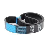2 pcs PK V-ribbed Belts, 5 ribs 6 ribs PK1260 PK1265 PK1267 PK1270 PK1272 Poly-V Belt Multi-V belts HWWEI(12PK1260)