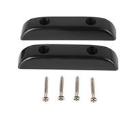 2 Pcs Plastic Bass Thumb Rest Finger Rest, Electric Bass Thumb Rest, Plastic Finger Rest for Bass Guitar (GM01 Black)